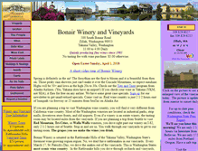 Tablet Screenshot of bonairwine.com